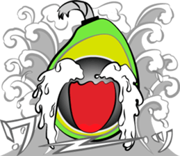 Scream of avocado sticker #6663515