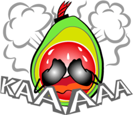 Scream of avocado sticker #6663520