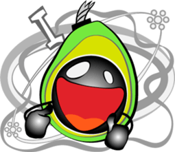Scream of avocado sticker #6663521