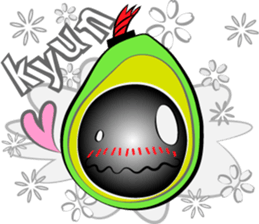 Scream of avocado sticker #6663525