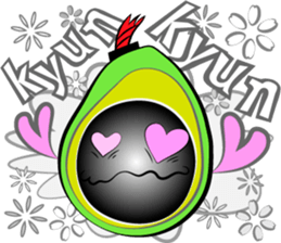 Scream of avocado sticker #6663526