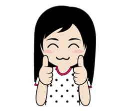 sassy little girl sticker #6663778