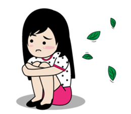 sassy little girl sticker #6663784