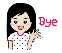 sassy little girl sticker #6663802