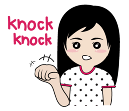 sassy little girl sticker #6663803