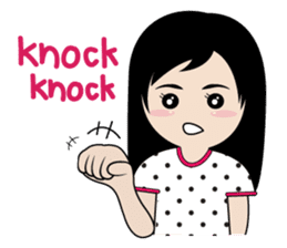 sassy little girl sticker #6663803