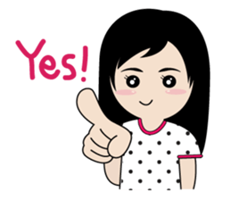 sassy little girl sticker #6663805