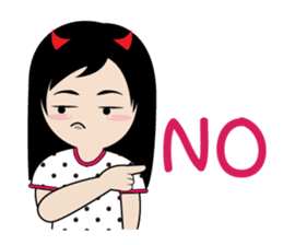 sassy little girl sticker #6663806