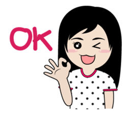 sassy little girl sticker #6663807