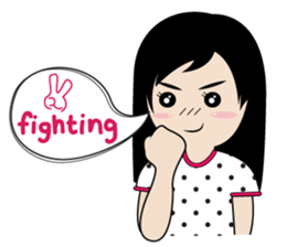 sassy little girl sticker #6663813