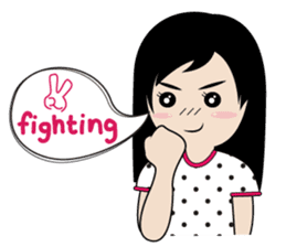 sassy little girl sticker #6663813