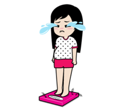 sassy little girl sticker #6663814