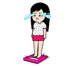 sassy little girl sticker #6663814