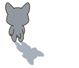 Little black-Corgi-dog sticker #6664252