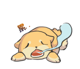 Shiba HATI BowBow 2 sticker #6664259