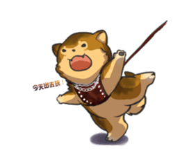 Shiba HATI BowBow 2 sticker #6664280