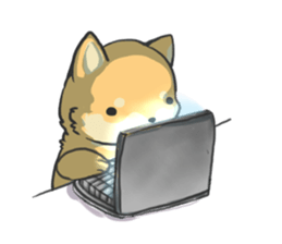 Shiba HATI BowBow 2 sticker #6664286