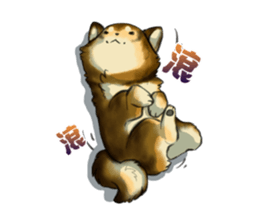 Shiba HATI BowBow 2 sticker #6664293