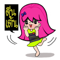 Naughty Pink Hair Girl Story sticker #6664633