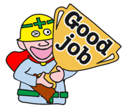 Site Foreman     We can be heroes. sticker #6664759