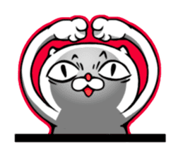 cat of an impudent face2 sticker #6664816