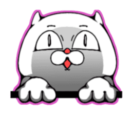 cat of an impudent face2 sticker #6664824