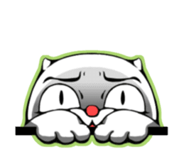 cat of an impudent face2 sticker #6664826