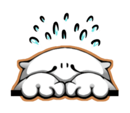 cat of an impudent face2 sticker #6664827