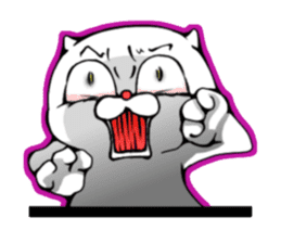 cat of an impudent face2 sticker #6664828