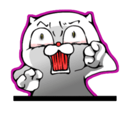 cat of an impudent face2 sticker #6664828