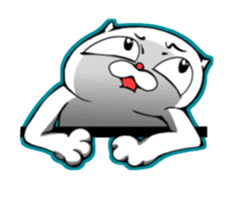 cat of an impudent face2 sticker #6664833