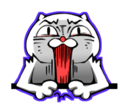 cat of an impudent face2 sticker #6664836