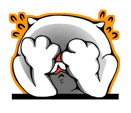 cat of an impudent face2 sticker #6664842