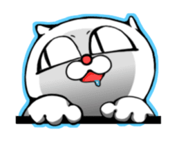 cat of an impudent face2 sticker #6664844