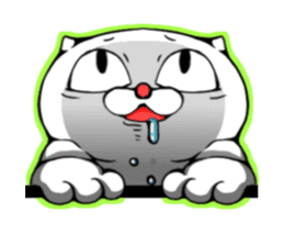 cat of an impudent face2 sticker #6664845
