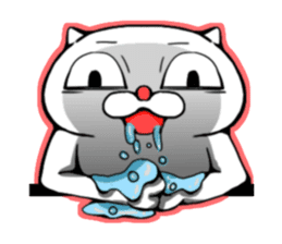 cat of an impudent face2 sticker #6664847