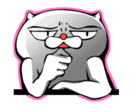 cat of an impudent face2 sticker #6664850