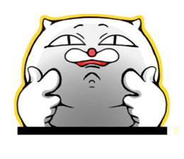 cat of an impudent face2 sticker #6664853