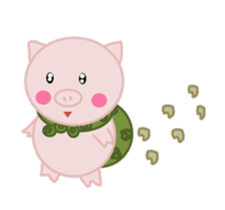 The pretty pig sticker #6665300