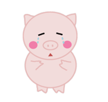 The pretty pig sticker #6665305