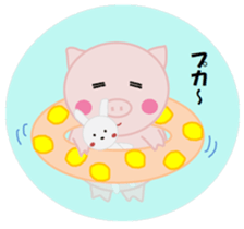 The pretty pig sticker #6665314