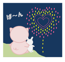 The pretty pig sticker #6665320