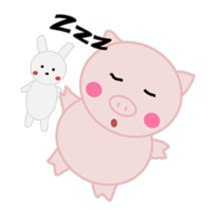 The pretty pig sticker #6665328