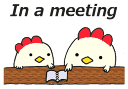 Cute chicken sticker #6665423