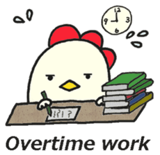 Cute chicken sticker #6665424