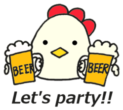 Cute chicken sticker #6665429