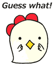 Cute chicken sticker #6665430