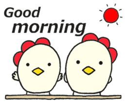 Cute chicken sticker #6665431