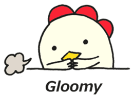 Cute chicken sticker #6665439