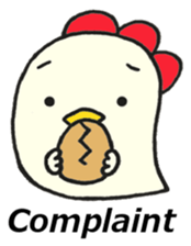 Cute chicken sticker #6665446